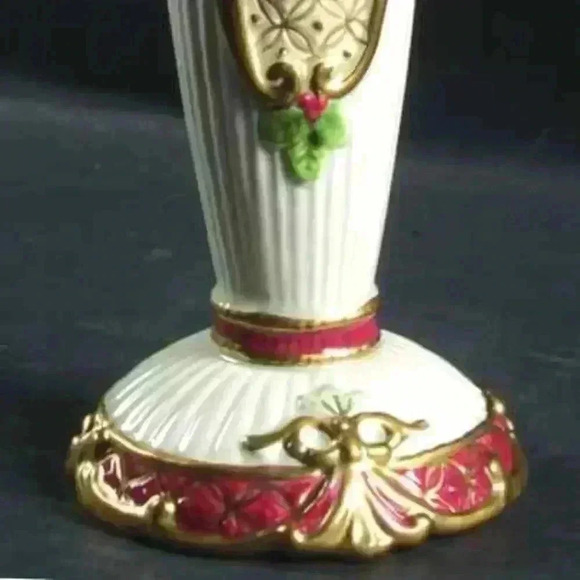 9" Candlestick Florentine Christmas Fritz & Floyd - Picture 3 of 7